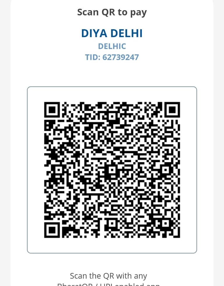 DIYA Delhi QR Code Payment